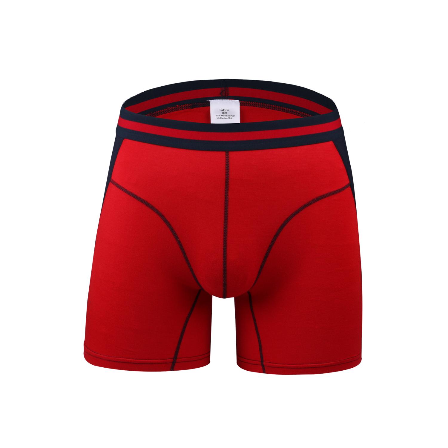 

1 шт. Мужские трусы-боксеры из хлопка, удобные длинные трусы для мужчин, быстросохнущие спортивные трусы-боксеры 3XL