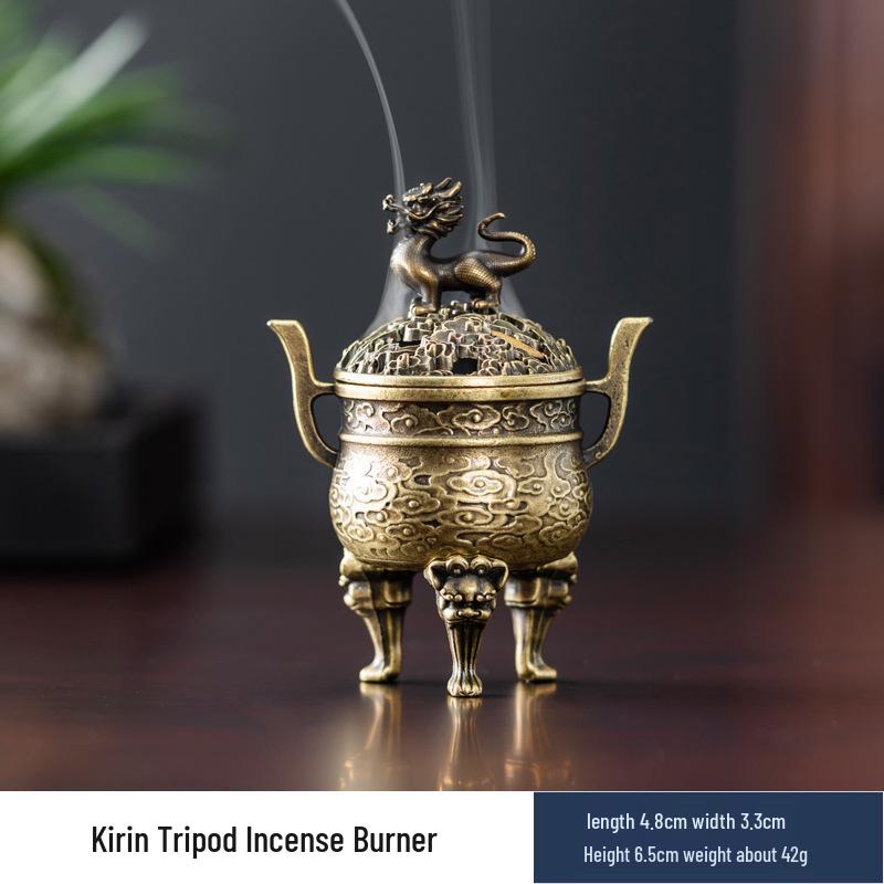 Auspicious Clouds Sandalwood & Agarwood Coil Incense for Indoor Aromatherapy - Long-lasting Deodorizing Incense Burner Censer