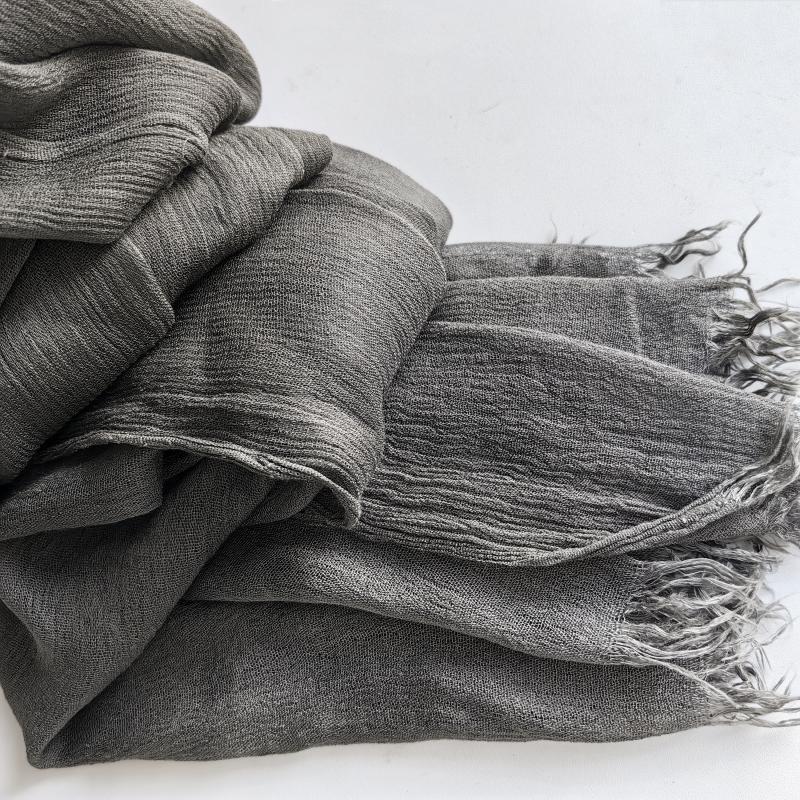 61 Colors Soft Cotton Viscose Scarf Rayon Material Muslim Hijab Mid Eastern Plain Solid Color Headscarf With Tassel