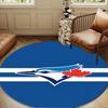 Blue Jays Logo Round mat, Anti-slip Circle Carpet Chair rug For livingroom,Bedroom, doormat home decor Gift Christmas Gifts