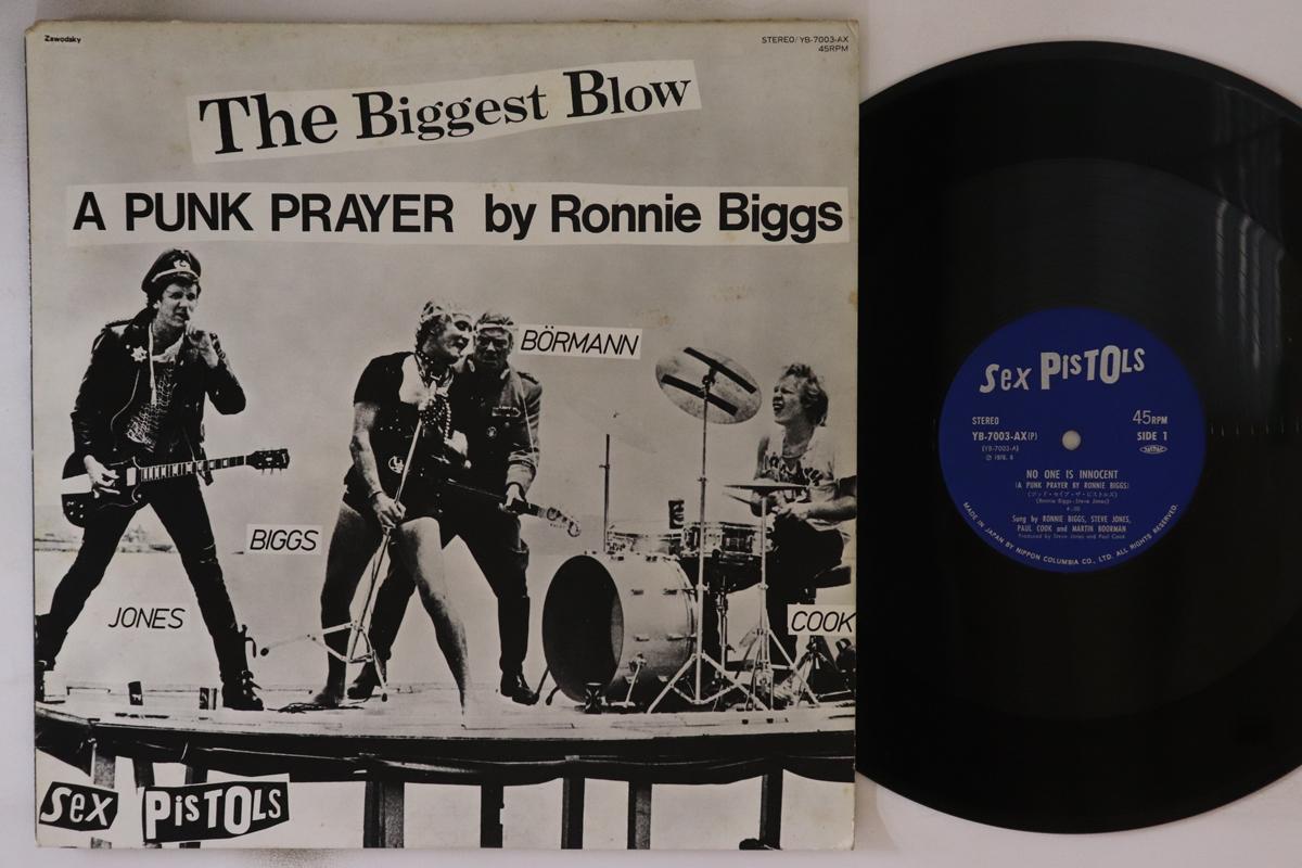 12-дюймовая пластинка SEX PISTOLS - Biggest Blow / My Way YB7003AX SEX PISTOLS 1978 Япония Рок Б/У
