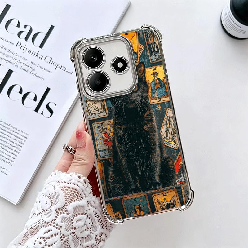 Hexe Tarotkarte Weiche Handyhülle Für Xiaomi Redmi Note 14 15 Pro Plus 13 12 11S 11T 5G 10 9S 9 Galvanisiert Anti-Fall Fundas