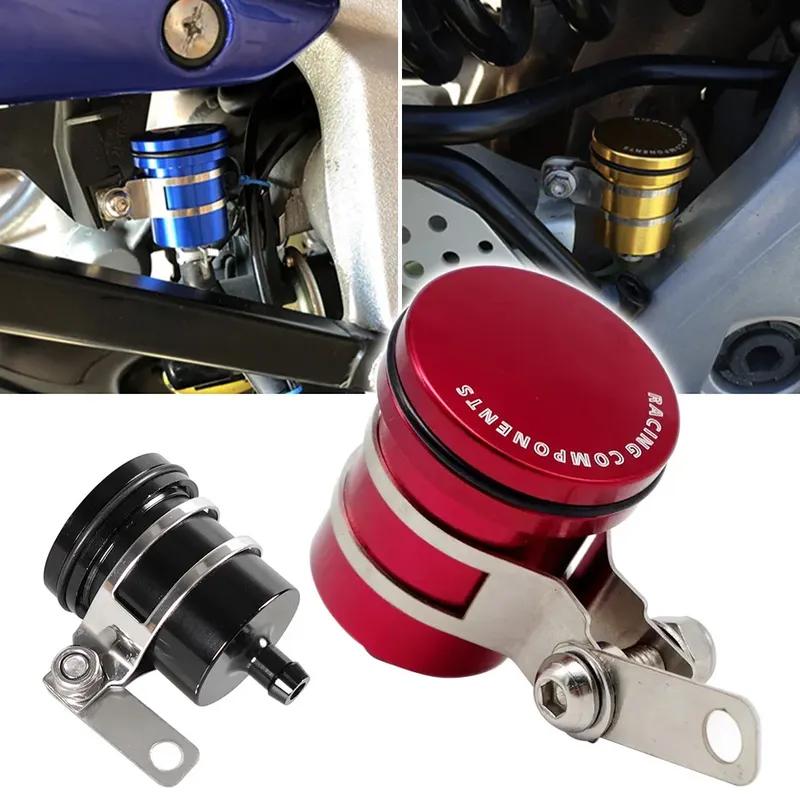 Universal Aluminum Alloy Motorcycle Brake Fluid Reservoir Motorbike Rear Clutch Tank Oil Fluid Cup for DUCATI YAMAHA SUZUKI