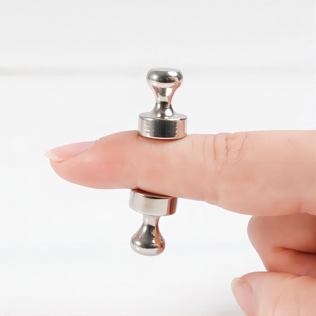 10pcs Strong Magnetic Thumbtack T12X16 Metal Magnetic Nail Kitchen Painting Pendant Punch Free Magnetic Thumbtack Magnet