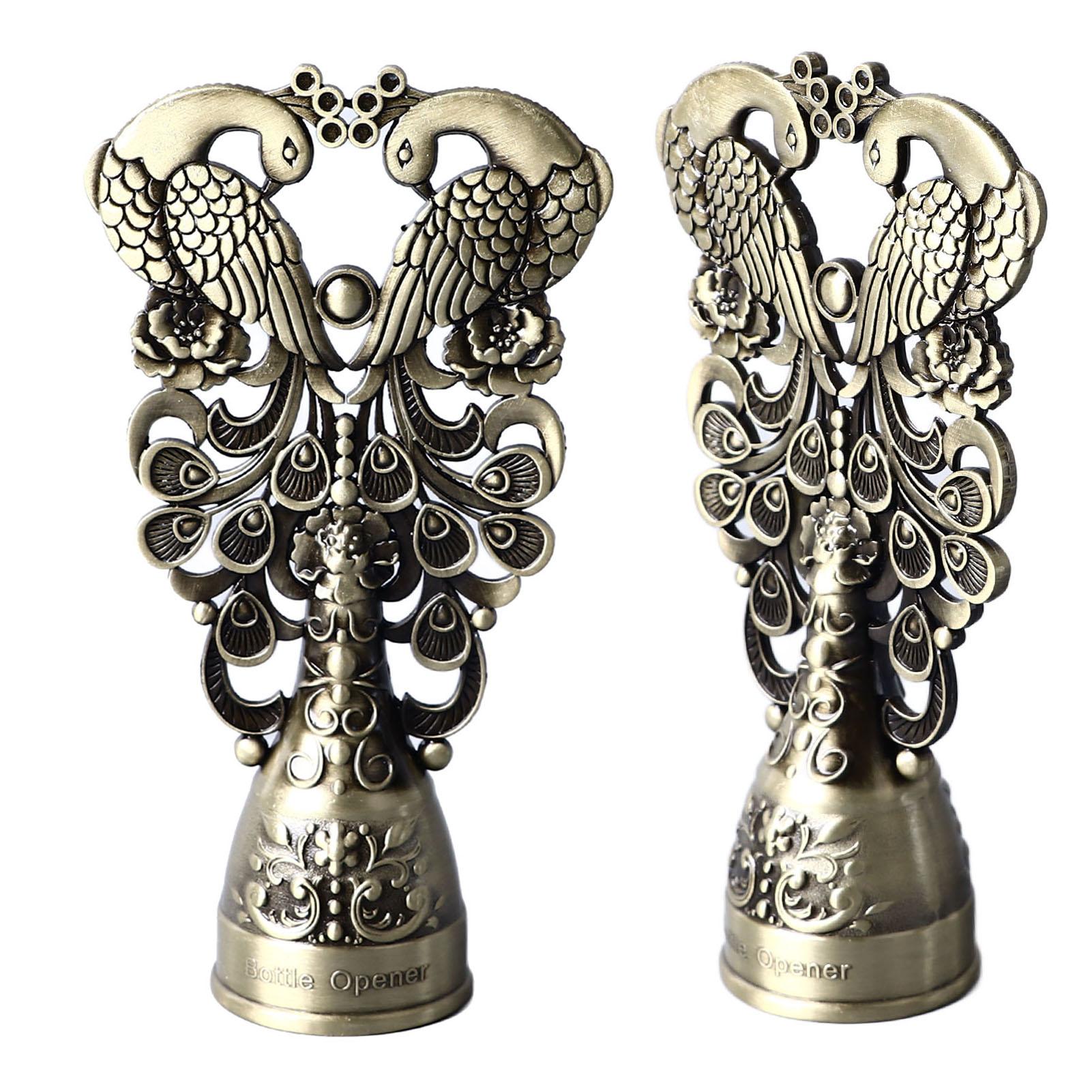 

Vintage Metal Bottle Opener Prevent Slip Thickened Decorative Retro Beer Bottle Opener for Home Bar Restaurant Bronze