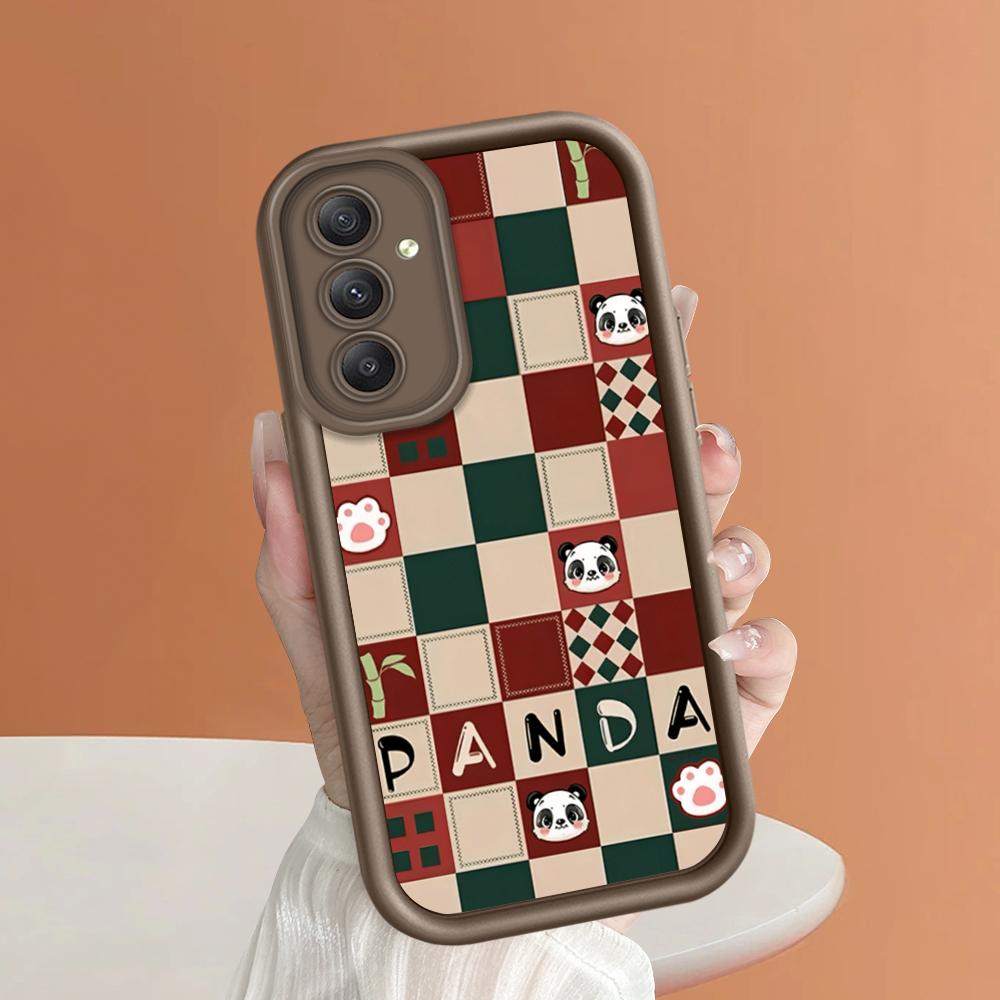 Weiches Silikon-Telefongehäuse mit quadratischem Leiterdruckmuster, vollständige Abdeckung, Kamera, stoßfestes Schutzgummigehäuse für Samsung