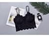 Plus Size Lace Strapless Bandeau Camisole with Chest Pads Anti-Exposure