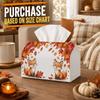 1pc Woodland Wildlife Fauna Tissue Box - Fox Mammal Foliage Napkin Storage Box, Suitable for Rolls/Facial Tissues/Single Sheets, Multi-Functional Stor