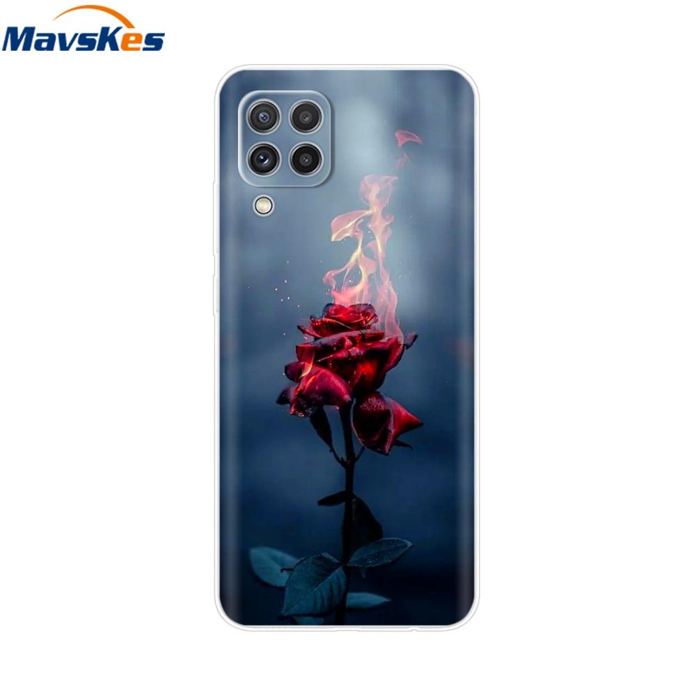 Dla Samsung Galaxy A12 A22 A42 5G Pokrowiec na tył Miękki TPU Przezroczyste etui na telefon Dla Samsung A32 A52 A72 Galaxy M12 M32 M42 M52 Fundas