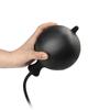 Weiche schwarze aufblasbare Pumpe, aufblasbarer Plug, Dildo-Expander, erweiterbarer aufblasbarer Plug, Produkt für Erwachsene