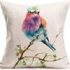 American Retro Linen Peach Leather Velvet Pillow Case Living Room Sofa Office Car Cushion