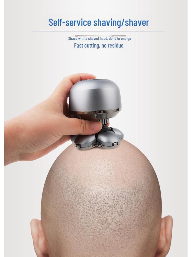 Multifunctional Rechargeable Electric Shaver for Men - Digital Display, Bald Head, Full Body & Beard Washable Razor