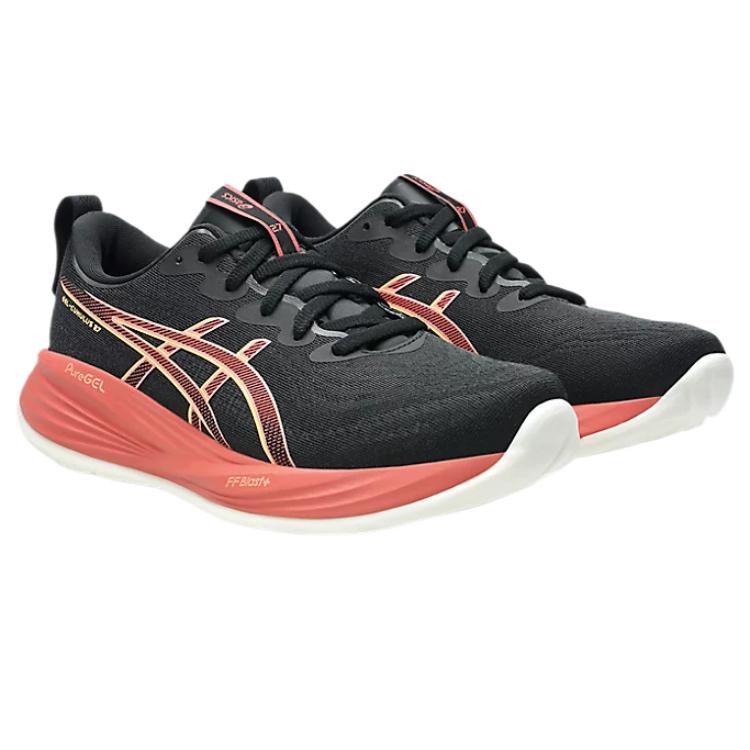 Asics Gel-Cumulus 27 Fashionable Minimalist Trendy Aesthetic Low-Top Running Shoes Women Sneaker Black 1012B772-003