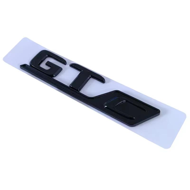 3D ABS Letters Numbers GT C GTC Emblem For Mercedes-Benz GTC Car Trunk Lid Nameplate Badge Logo Sticker Chrome Black Red DJ1