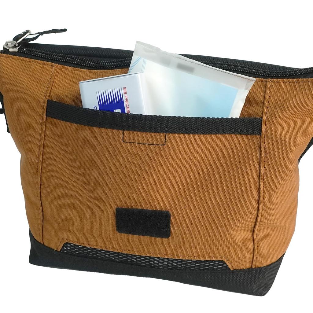 Outdoor Products Mini Messenger Pouch Shoulder Bag with Insulated Chill Keeper and Reflector, Beige, 22469128