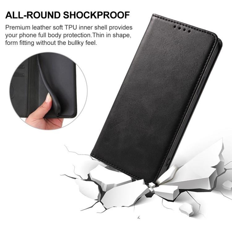 For Xiaomi Redmi 9C NFC Magnetic Closure Leather Phone Case