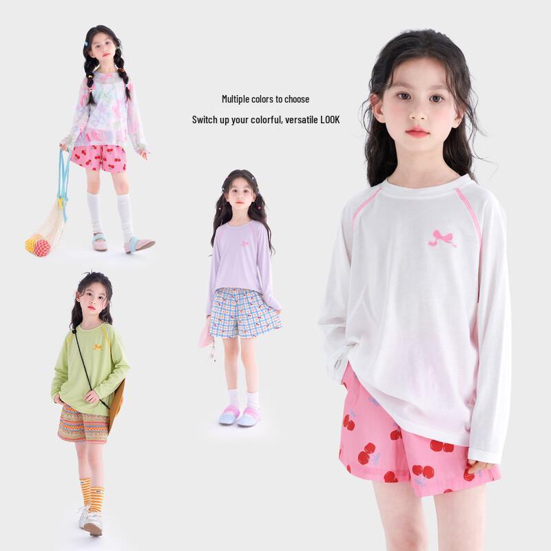 Tutuxiaoxiang Girls' 100% Cotton Casual Shorts