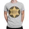 Wild West Sheriff Novelty 100 Cotton Tshirt Deputy Sheriff Office Decor Tees Tops For Unisex