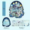 Micro Ink 3D Cartoon Decompression Stickers for DIY Miniature Scene Journals