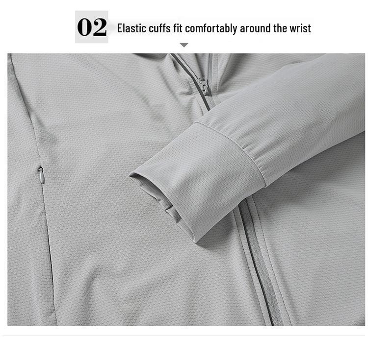 Unisex Hooded UV Protection Jacket - Sun Protection for Summer Outdoor Sports and Casual Wear.