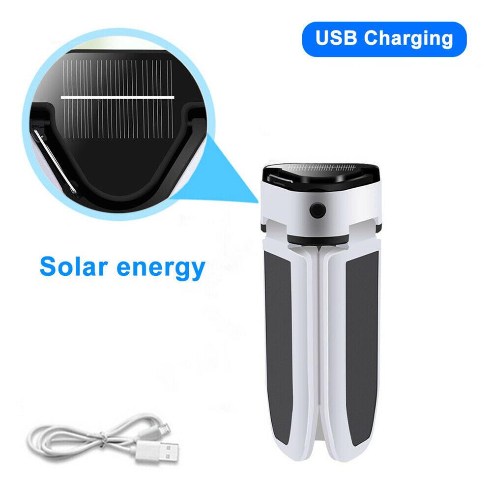 Solar 60 Led Tent Light Led Rechargeable Lamp Power Outage Portable Emergency Camping Light With 2400mah Power Bank