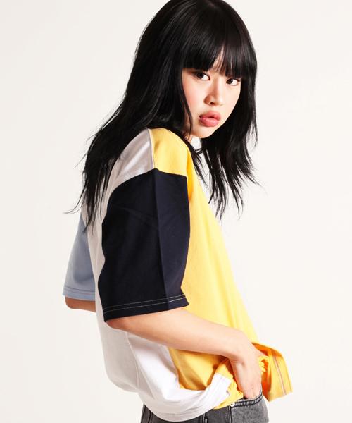 Respect Colorblock Sean Short Sleeve T-Shirt (Multi) L
