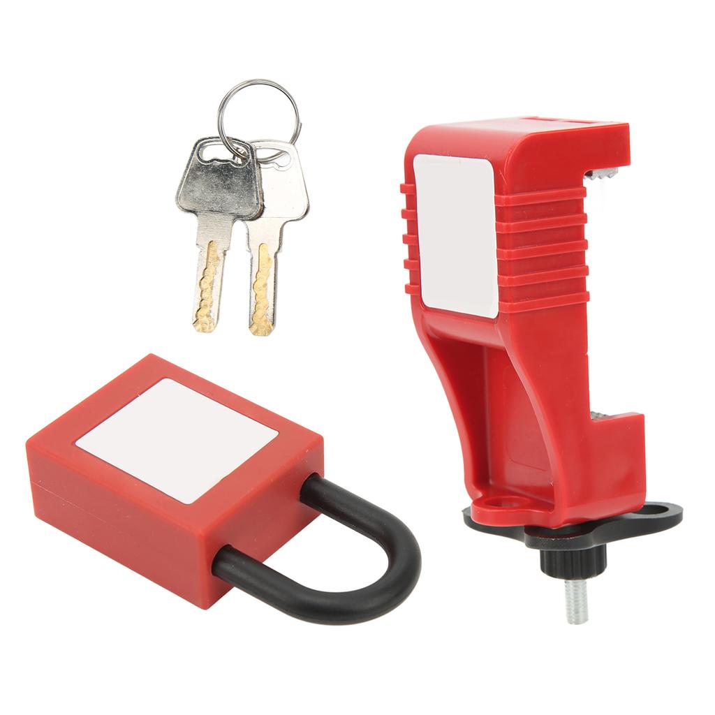 Lock Circuit Breaker Lockout Alloy Serrated Nylon Padlock 25mm Lockhole Lockout Tagout Device