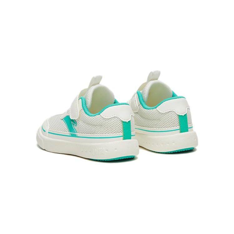 Anta Non-Slip Wear-Resistant Breathable Low-Top Skate Shoes Baby sneaker White Green A312320035-1