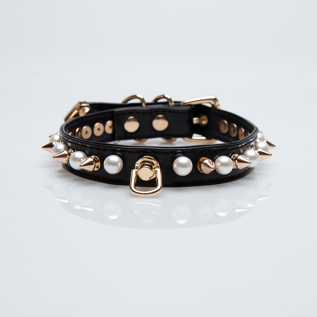 Hängsmycke, halsband för män och kvinnor, nyckelbenskedja med ormmönster, choker, nitar, hängande halsband i ormben, klocka, staplad bärning i ormform