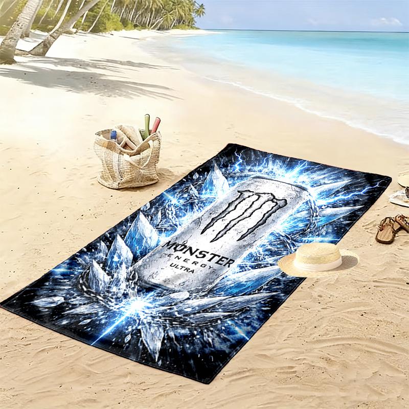 Monster Strandtuch, Vielseitiges Strandtuch Perfekt für Camping und Strandurlaube