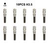 Set Of Ten H4 Hex Shank Screwdriver Bits Compatible With Various For DIY Applications From Toy Repair To Furniture Assembly
