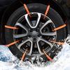 10Pcs Universal Anti-Skid Snow Tire Chains Easy Install Reusable Anti Snow Chains Ice-Breaking Traction Cables