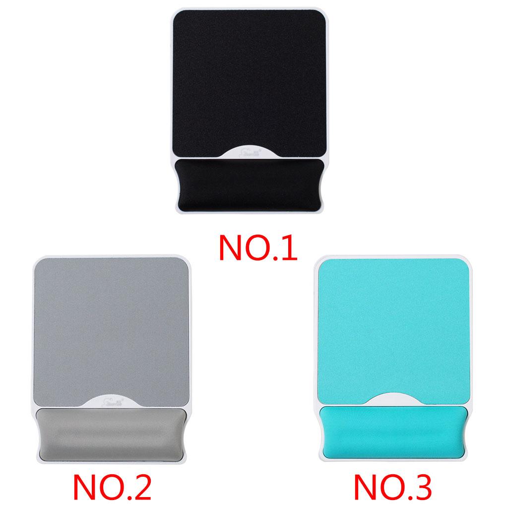 Mice Pad Mat Mouse Pad with Memory Foam Wrist Rest Support Gaming Ergonomic