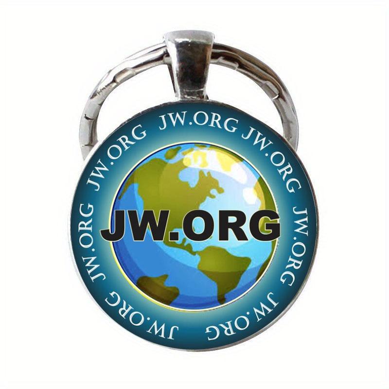 JW Alphabet Er Wird JWORG Zeit Edelstein Schlüsselanhänger JW Schlüsselanhänger Jesus Schlüsselanhänger