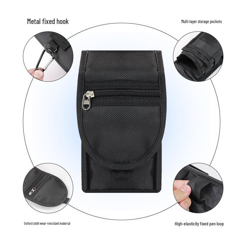 Casual Cross-Border Waist Bag with Phone, Pen, and Tool Pockets