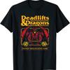 New Limited Deadlifts And Dragons Workout Fitness Swole T Shirt