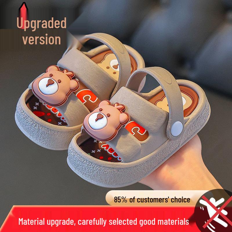 2026 Kids' Closed-Toe Summer Beach Slippers for Toddlers - Girls & Boys