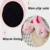 Fashion 2024 Ins Hot Cartoon Pig Cotton Shoes Girls Pink Slip On Fluffy Slipper Woman Creative Piggy Slides Loafers Shoes