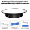 New 200 mm for video shooting show turntable, 3 rotating speed photography show 360 electric rotary products, Christmas gifts