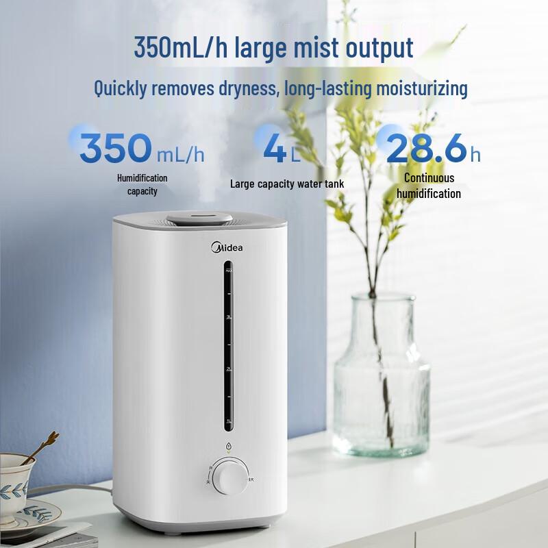 Midea 4L Home Air Humidifier CN plug (adapter included)