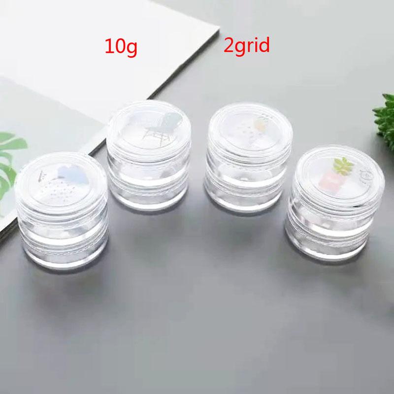 Multi-Layer Plastic Boxes Travel Cream Sorting Packing Transparent Split Bottles Portable Ring Storage Case Mini Finishing Organ