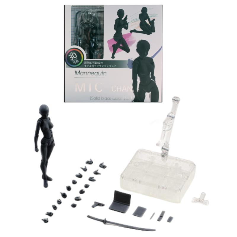 Action Figure Drawing Model Artists Gift Abs Human Mannequin Kit Men Bjd Women