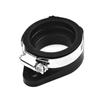1pcs Carburetor Intake Manifold Adapter Carb Flange Boot Rubber Black New