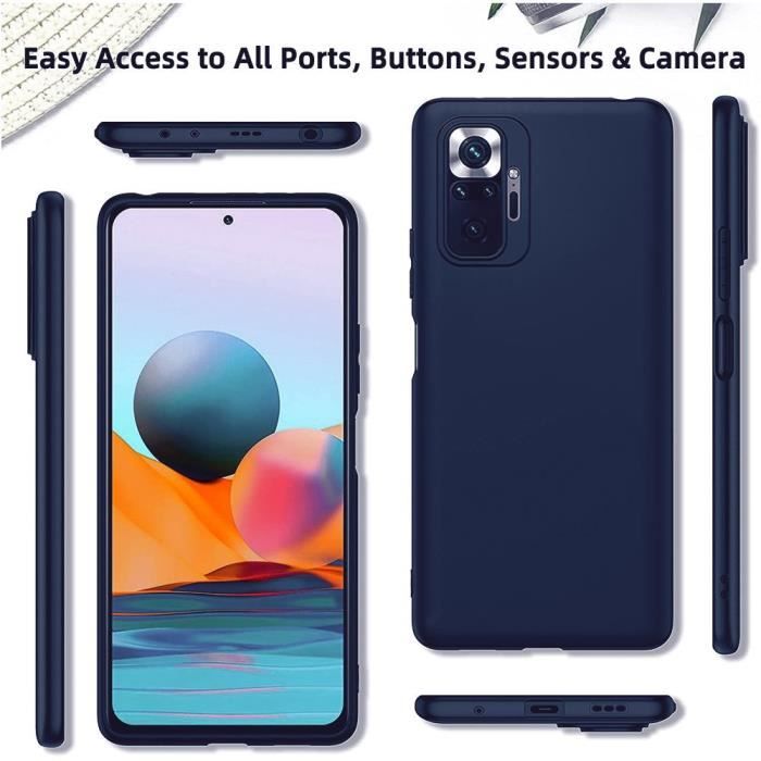 Coque Silicone - Noname - Redmi Note 10 Pro - Confortable - Anti-Rayure - Anti-Choc