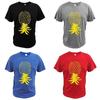Swinging Lifestyle Ananas-T-Shirt, Upside Down Swinger-T-Shirt, 100 % Baumwolle, kurzärmelig, Rundhalsausschnitt, weiche T-Shirts