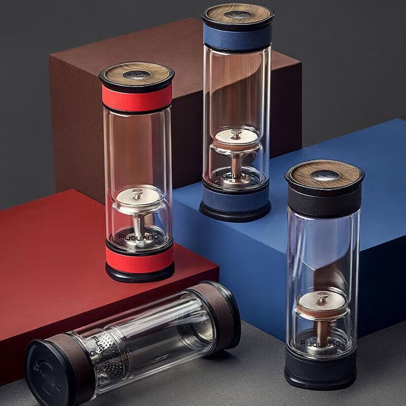 Fuguang Time Hourglass Tea Infuser Bottle