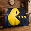 Retro P-Pacman Game Soft Flannel Throw Blanket,Cozy Blanket for Bed,Couch,Sofa,Bedroom,Living Room,Travel,Picnic  Camping