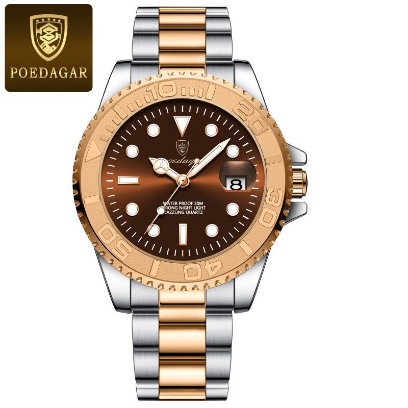 Top Brand New Waterproof Luminous Men's Watch Fashion Elegant Quartz Watch
