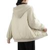 Neue Herbst/Winter Damen Kapuzenjacke im koreanischen Stil - Schlicht, modisch und warm.