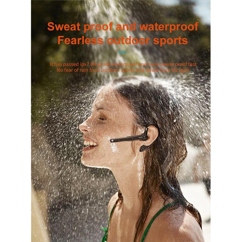 Neues YYK520 Kabelloses Headset Business Ohrbügel Bluetooth V5.1 Freisprech-Anruf Geräuschunterdrückung Kopfhörer mit Ladecase
